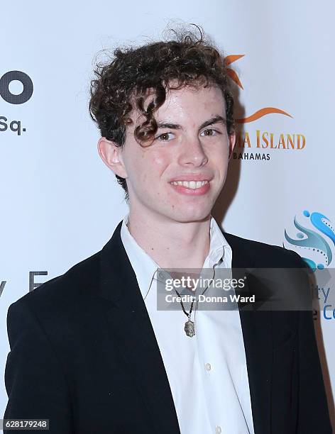 Max McKenzie appears to celebrate the BELLA New York Holiday Issue Cover Party and Holiday Shopping Event on December 6, 2016 in New York City.