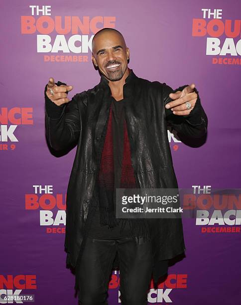 Shemar Moore attends the Premiere Of Viva Pictures' "The Bounce Back" at TCL Chinese Theatre on December 6, 2016 in Hollywood, California.