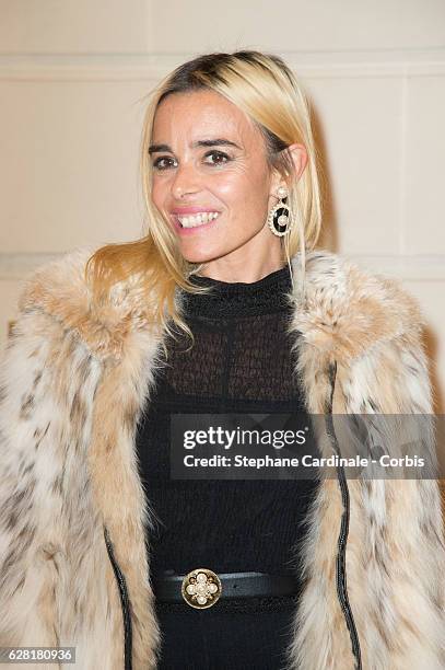 Elodie Bouchez attends the "Chanel Collection des Metiers d'Art 2016/17 : Paris Cosmopolite" show on December 6, 2016 in Paris, France.