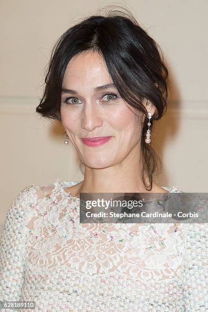 Clotilde Hesme attends the "Chanel Collection des Metiers d'Art 2016/17 : Paris Cosmopolite" show on December 6, 2016 in Paris, France.