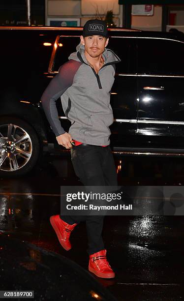 Bryan Tanaka is seen outside Philippe Child Restaurant on December 6, 2016 in New York City.