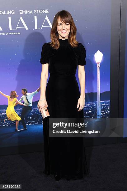 Actress Rosemarie DeWitt attends the premiere of Lionsgate's "La La Land" at Mann Village Theatre on December 6, 2016 in Westwood, California.