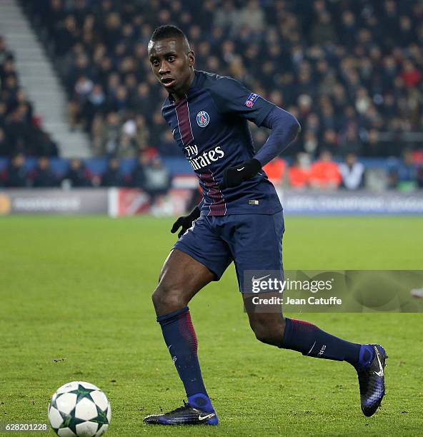 Blaise Matuidi of PSG in action during the UEFA Champions League match between Paris Saint-Germain and PFC Ludogorets Razgrad at Parc des Princes...