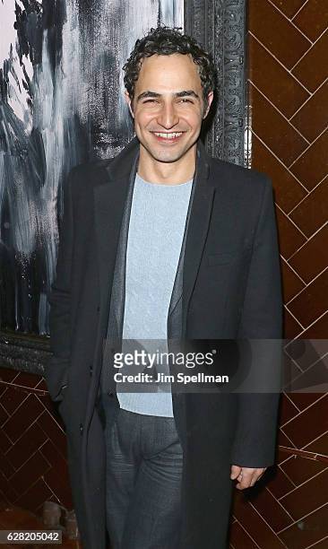 Fashion designer Zac Posen attends the after party for the screening of "All We Had" hosted by The Cinema Society and Ruffino at Jimmy At The James...