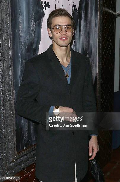 David Holland attends the after party for the screening of "All We Had" hosted by The Cinema Society and Ruffino at Jimmy At The James Hotel on...