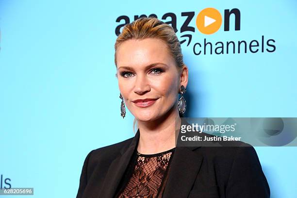 Natasha Henstridge attends the Winter Series Showcase of Comic-Con HQ with the Premiere of "Con Man" Season 2 at The Paley Center for Media on...