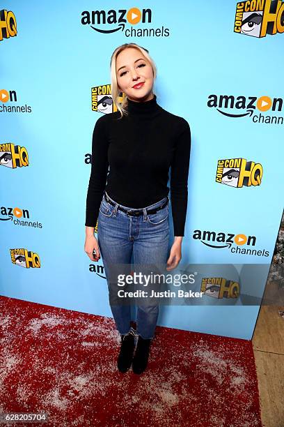 Audrey Whitby attends the Winter Series Showcase of Comic-Con HQ with the Premiere of "Con Man" Season 2 at The Paley Center for Media on December 6,...