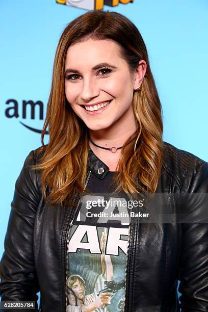 Ashely Crossan attends the Winter Series Showcase of Comic-Con HQ with the Premiere of "Con Man" Season 2 at The Paley Center for Media on December...