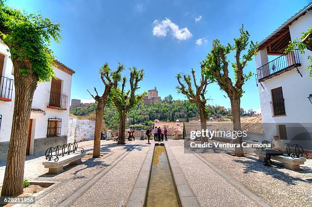 albaicín - granada, spain - albaicín stock pictures, royalty-free photos & images