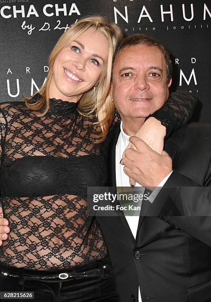 Sid wife of Smain and Edouard NahumÊattend "Black & Whyte Party" by Edouard Nahum to celebrate his new Jewellery store in Aspen Colorado At VIP Room...