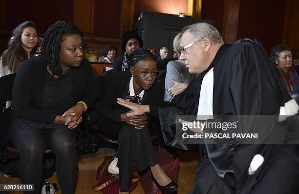 Lawyer Simon Cohen speaks to Estelle and Elsa , respectively the mother and sister of a 17-year-old who was shot while trying to break into a...