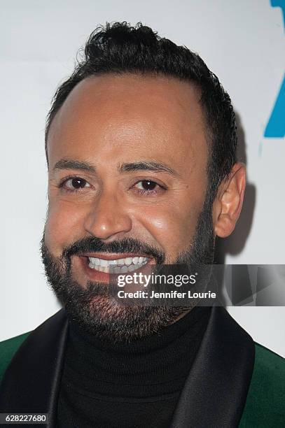 Nick Verreos arrives at the Actors Fund's 2016 Looking Ahead Awards at the Taglyan Complex on December 6, 2016 in Los Angeles, California.