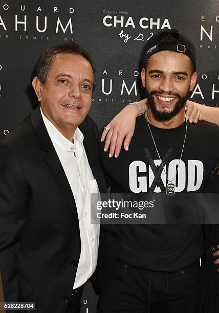 Edouard Nahum and Brahim Zaibat attend "Black & Whyte Party" by Edouard Nahum to celebrate his new Jewellery store in Aspen Colorado At VIP Room...
