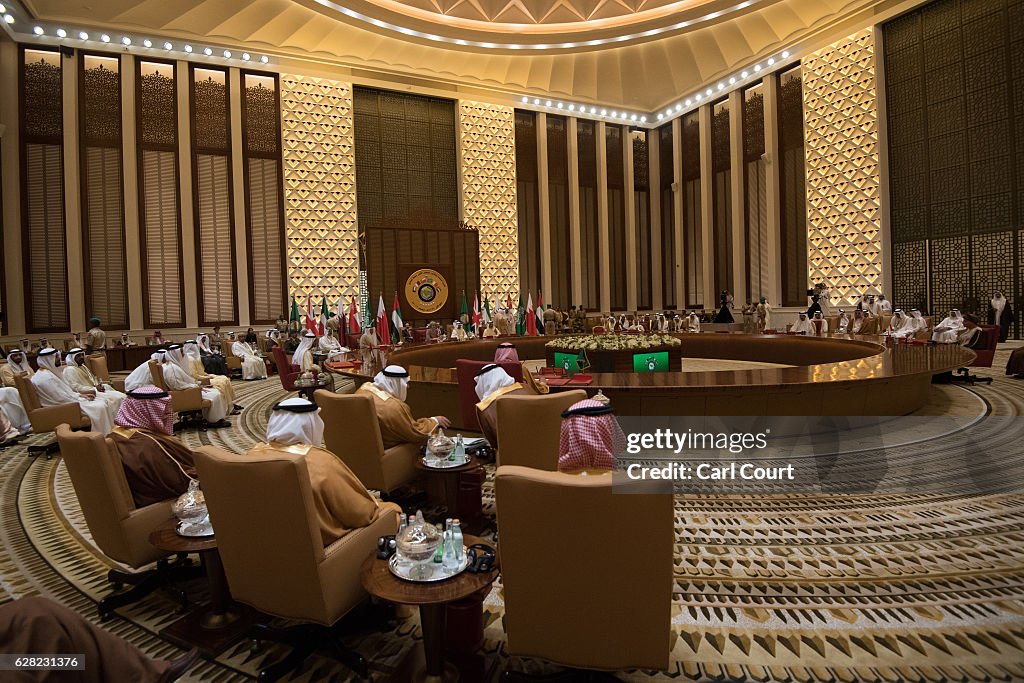 British Prime Minister Attends The 37th Gulf Cooperation Council