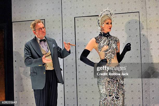 Harry Enfield as Glogauer and Amy Griffiths as Florabel Leigh in Moss Hart and George S. Kaufman's Once in a Lifetime directed by Richard Jones at...