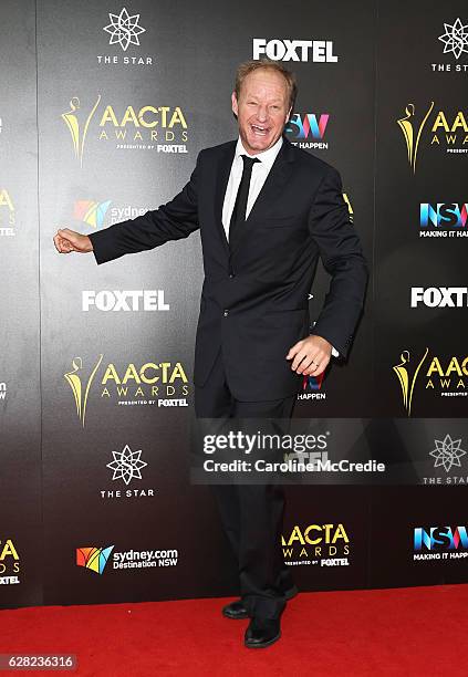 Rob Carlton arrives ahead of the 6th AACTA Awards Presented by Foxtel at The Star on December 7, 2016 in Sydney, Australia.