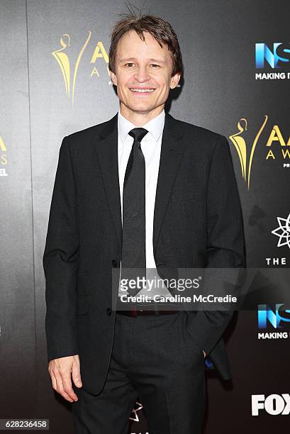 Damon Herriman arrives ahead of the 6th AACTA Awards Presented by Foxtel at The Star on December 7, 2016 in Sydney, Australia.
