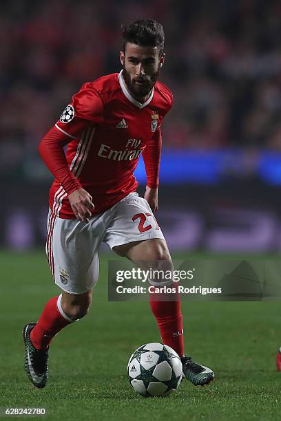 Benfica's midfielder Rafa Silva from Portugal during the UEFA Champions League group B match between SL Benfica v SSC Napoli at Estadio da Luz on...