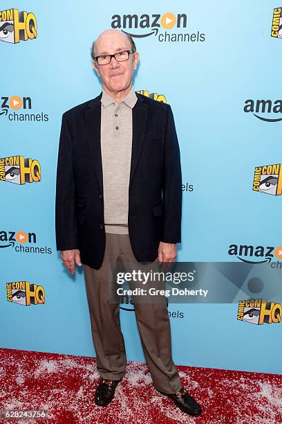 Film Producer Howard Kazanjian arrives for the Winter Series Showcase Of Comic-Con HQ - Premiere Of "Con Man" Season 2 at The Paley Center for Media...