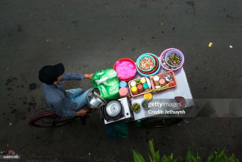 Street food in Saigon, Ho Chi Minh, Vietnam