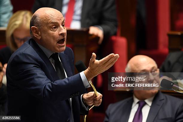 French Junior Minister for Francophony Jean-Marie Le Guen speaks during a questions to the government session at the National Assembly in Paris on...