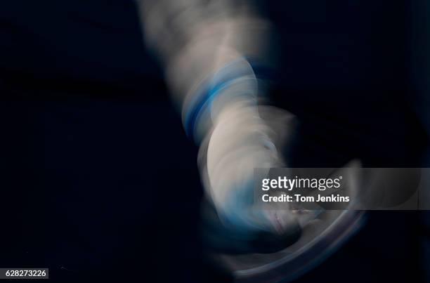 Alexsandre Gujabidze of Georgia during the mens 3m springboard competition on day four of the 33rd LEN European Swimming Championships 2016 at the...
