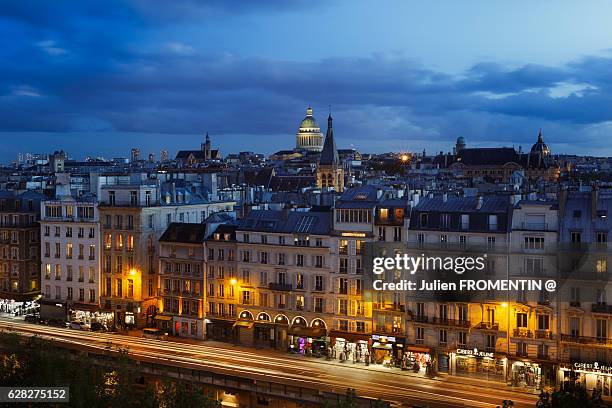 quai saint-michel, paris - pantheon paris stock pictures, royalty-free photos & images