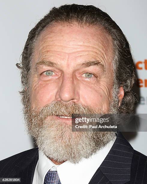 Actor Darby Hinton attends the Actors Fund's 2016 "Looking Ahead" awards at Taglyan Complex on December 6, 2016 in Los Angeles, California.