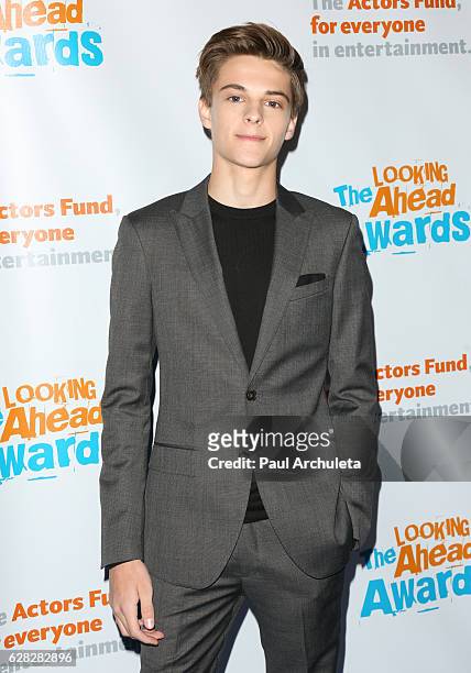 Actor Corey Fogelmanis attends the Actors Fund's 2016 "Looking Ahead" awards at Taglyan Complex on December 6, 2016 in Los Angeles, California.
