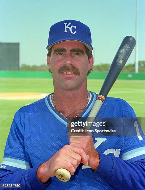 Bill Buckner of the Kansas City Royals during spring training.