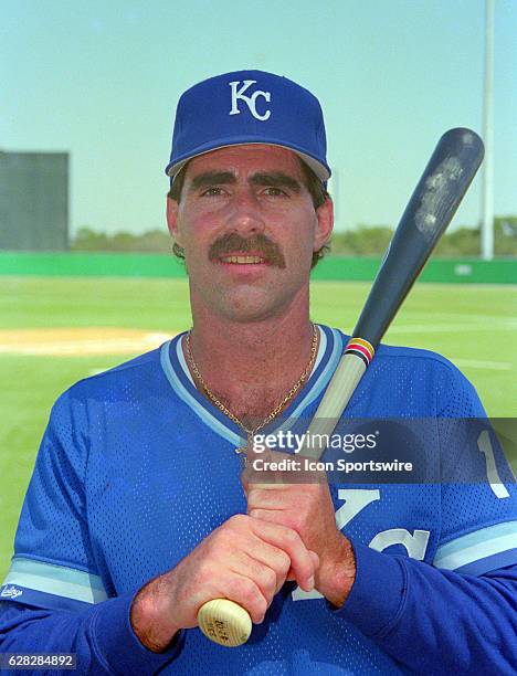 Bill Buckner of the Kansas City Royals during spring training.