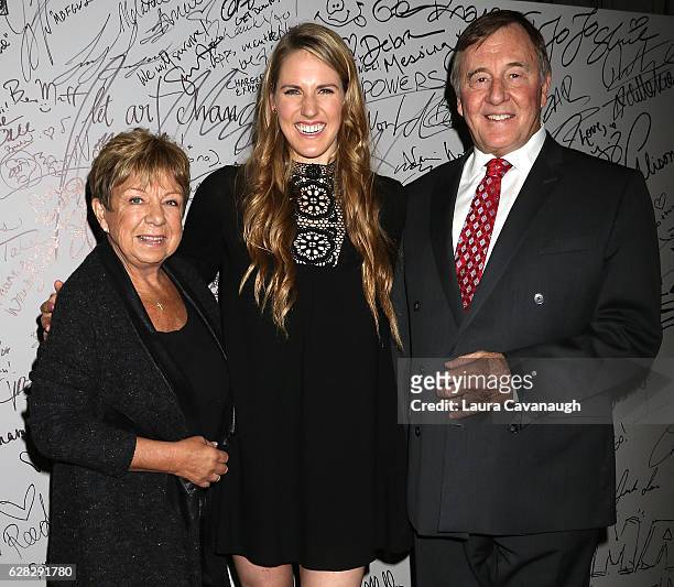 Franklin, Missy Franklin and Dick Franklin attend Build Presents to discuss her new book "Relentless Spirit" at AOL HQ on December 7, 2016 in New...