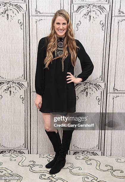 Olympian Missy Franklin attends the Build Series to discuss her new memoir "Relentless Spirit" at AOL HQ on December 7, 2016 in New York City.