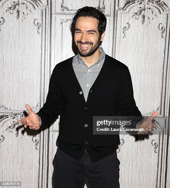 Alfonso Herrera attends Build Presents to discuss "The Exorcist" at AOL HQ on December 7, 2016 in New York City.