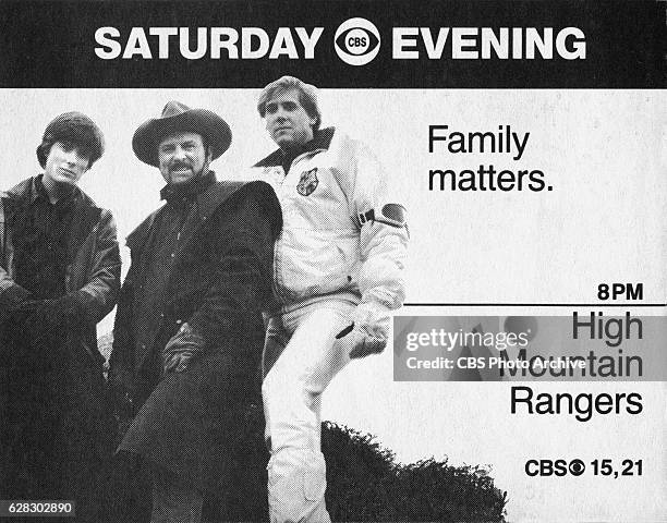 Television advertisement as appeared in the March 5, 1988 issue of TV Guide magazine. An ad for the Saturday primetime action adventure: High...