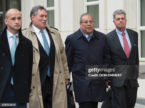 Former President of the Nicaraguan Football Federation Julio Rocha exits the Court of the Eastern District in Brooklyn New York on December 7, 2016...