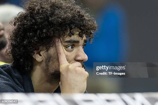 Asssem Marei of medi bayreuth looks on during the easyCredit BBL match between FC Bayern Muenchen and medi bayreuth at Audi Dome on December 03, 2016...