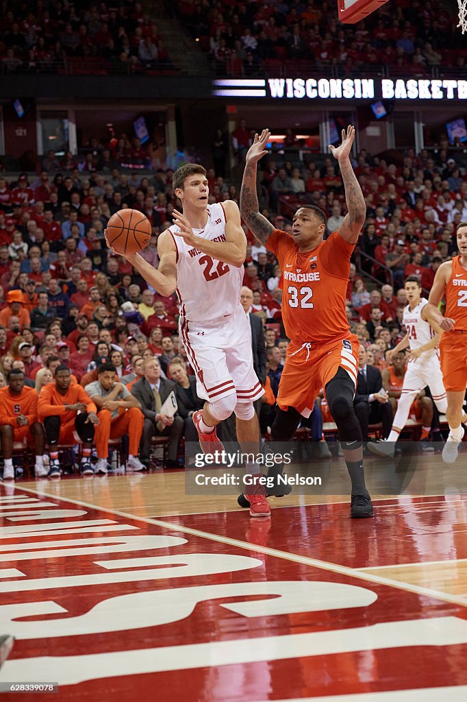 University of Wisconsin vs Syracuse University