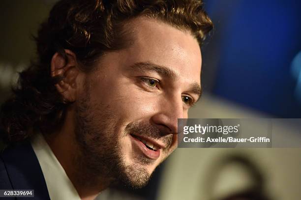 Actor Shia LaBeouf attends the premiere of 'Man Down' at ArcLight Hollywood on November 30, 2016 in Hollywood, California.