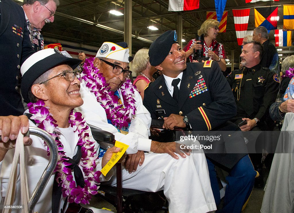 75th Commemoration Of Attacks On Pearl Harbor Held In Hawaii