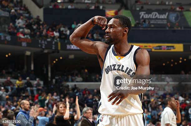 Tony Allen of the Memphis Grizzlies during the game against the Los Angeles Lakers on December 3, 2016 at FedExForum in Memphis, Tennessee. NOTE TO...