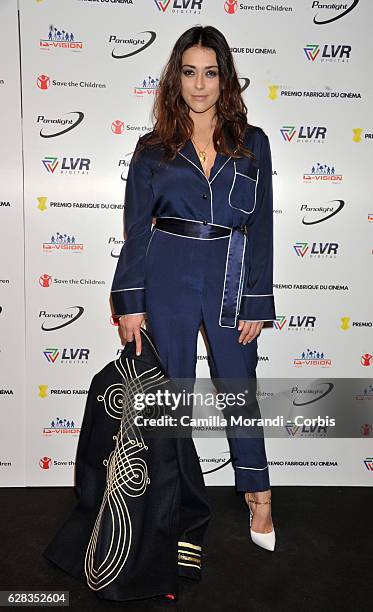 Valentina Lodovini attends the Fabrique Du Cinema Awards In Rome on December 7, 2016 in Rome, Italy.