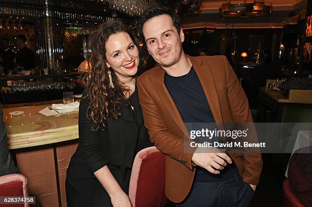 Andrew Scott and sister Hannah attend an intimate performance with Kylie Minogue at The Ivy to kick off The Ivy 100 Centenary celebrations on...