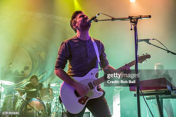 Nathan Nicholson from The Boxer Rebellion perform at O2 Shephards Bush Empire on December 7, 2016 in London, England.