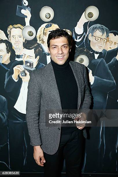 Taig Khris attends the Nikos Aliagas Wax Work Unveiling at Musee Grevin In Paris at Musee Grevin on December 7, 2016 in Paris, France.