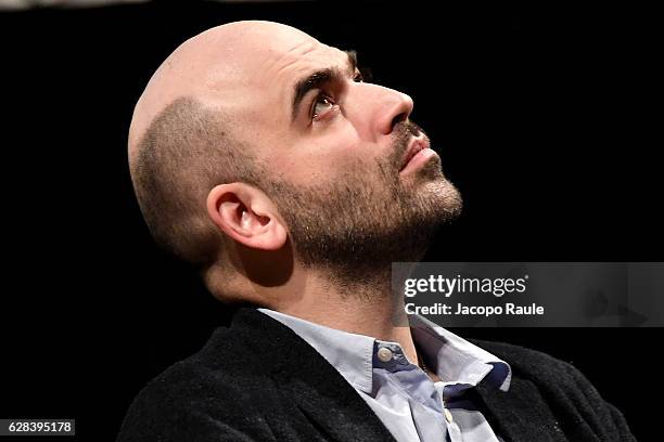 Roberto Saviano attends opening day of Noir In Festival on December 7, 2016 in Como, Italy.