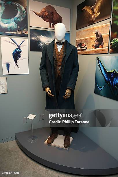 General view of the atmosphere during the press preview of exhibit showcasing costumes and props from Warner Bros. Pictures' "Fantastic Beasts And...