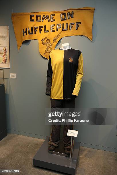 General view of the atmosphere during the press preview of exhibit showcasing costumes and props from Warner Bros. Pictures' "Fantastic Beasts And...