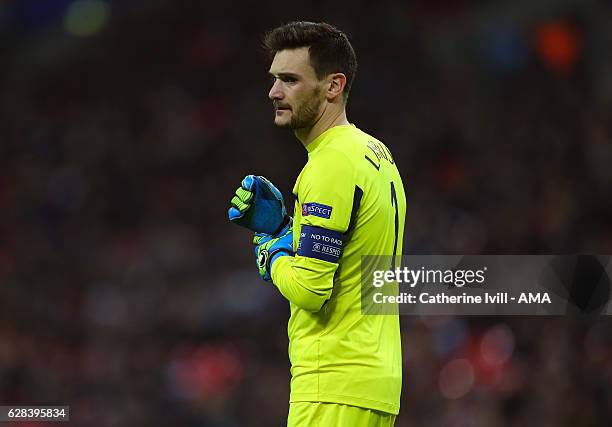 Tottenham Hotspur goalkeeper Hugo Lloris during the UEFA Champions League match between Tottenham Hotspur FC and PFC CSKA Moskva at Wembley Stadium...