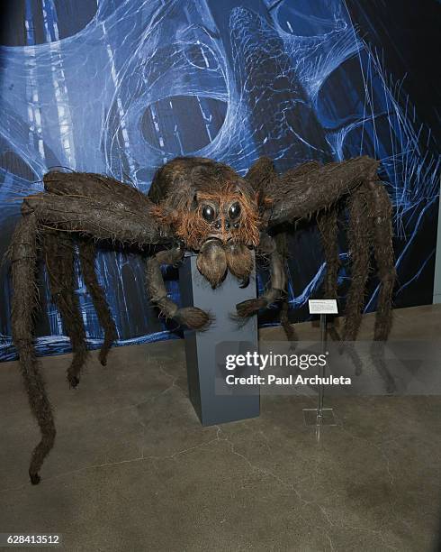 General view of the atmosphere at the exhibit showcasing the costumes and props from Warner Bros. Pictures' "Fantastic Beasts and Where To Find Them"...